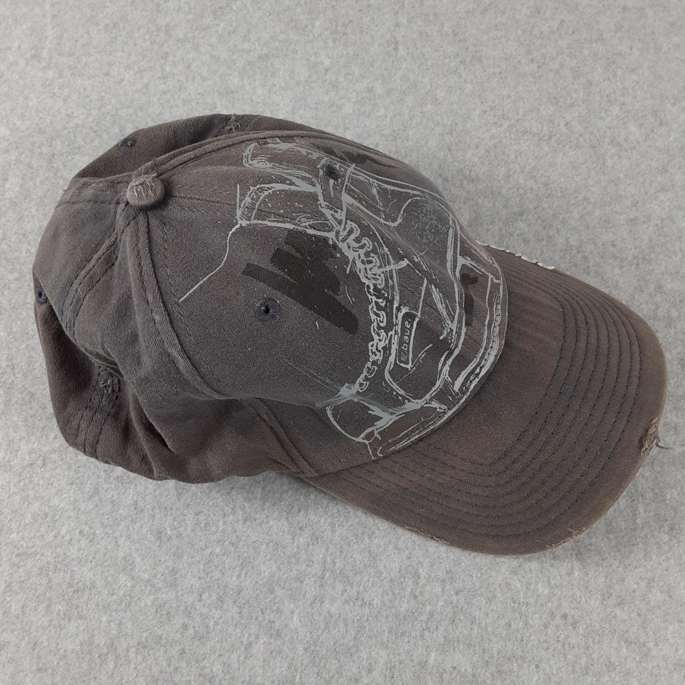 Vintage Bauer New Era HC39THIRTY Hockey Skate Hat Mens S/M Gray Distressed Cap